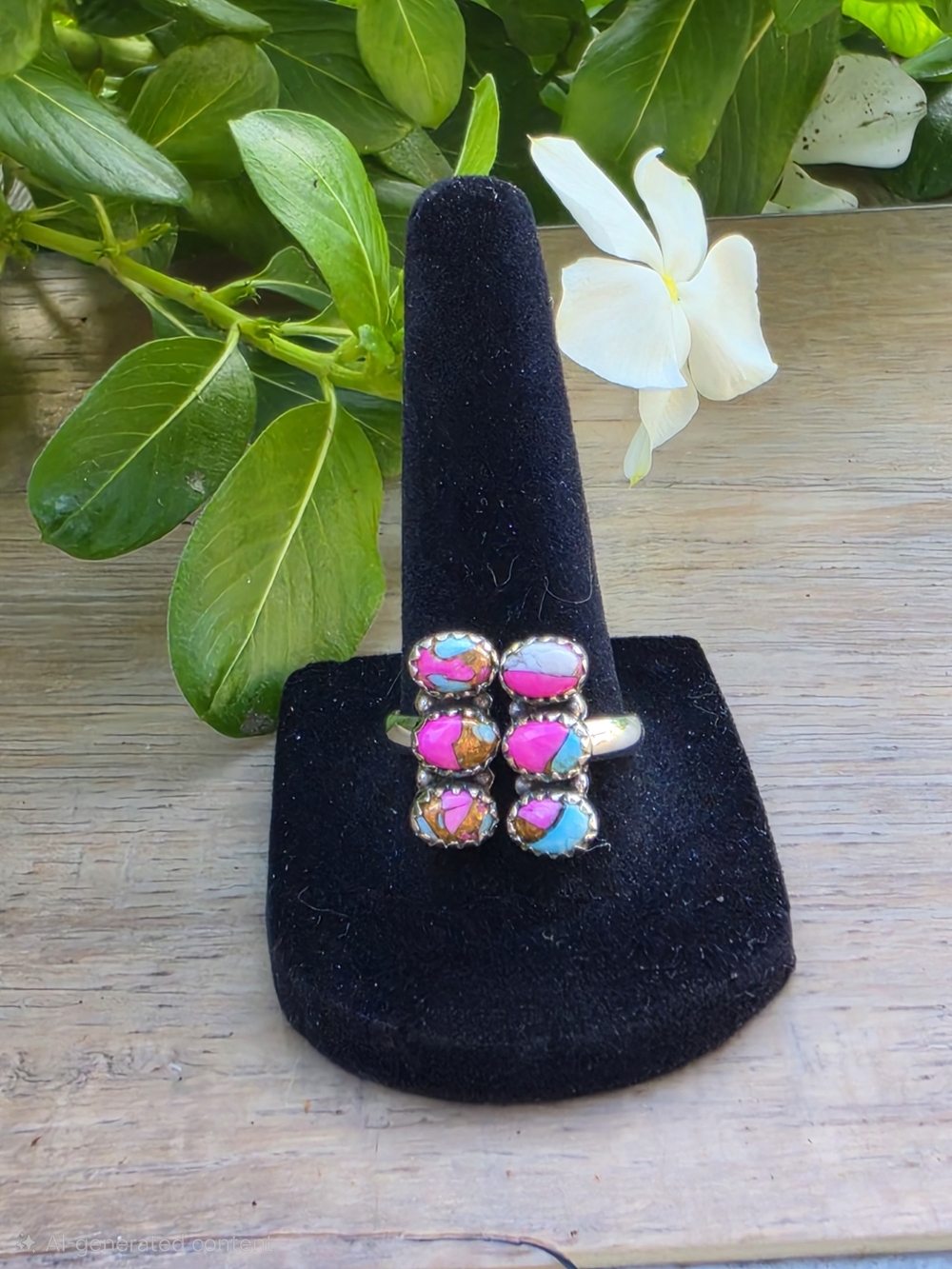 Sterling Silver Cotton Candy Ring